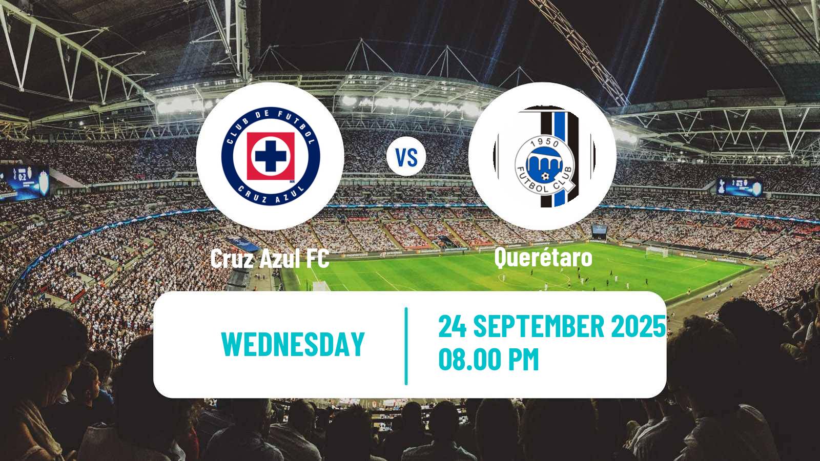 Football Mexican Liga MX Cruz Azul - Querétaro