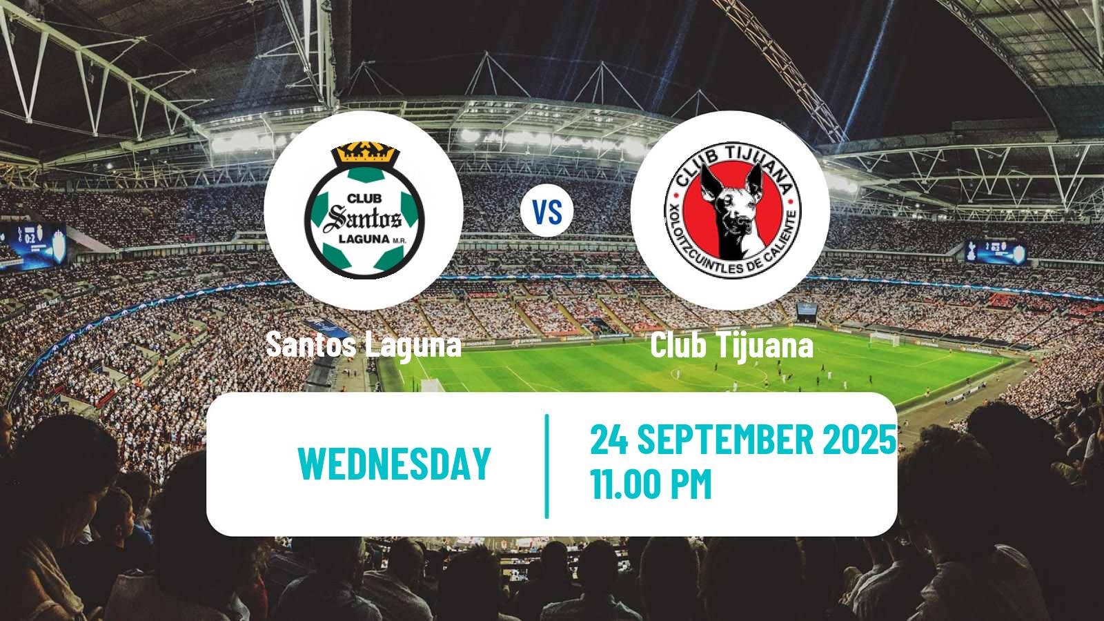 Football Mexican Liga MX Santos Laguna - Tijuana