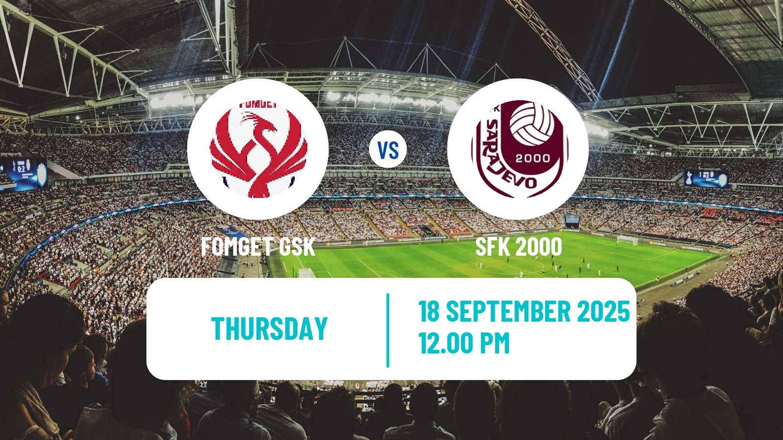 Soccer UEFA Europa Cup Women FOMGET GSK - SFK 2000