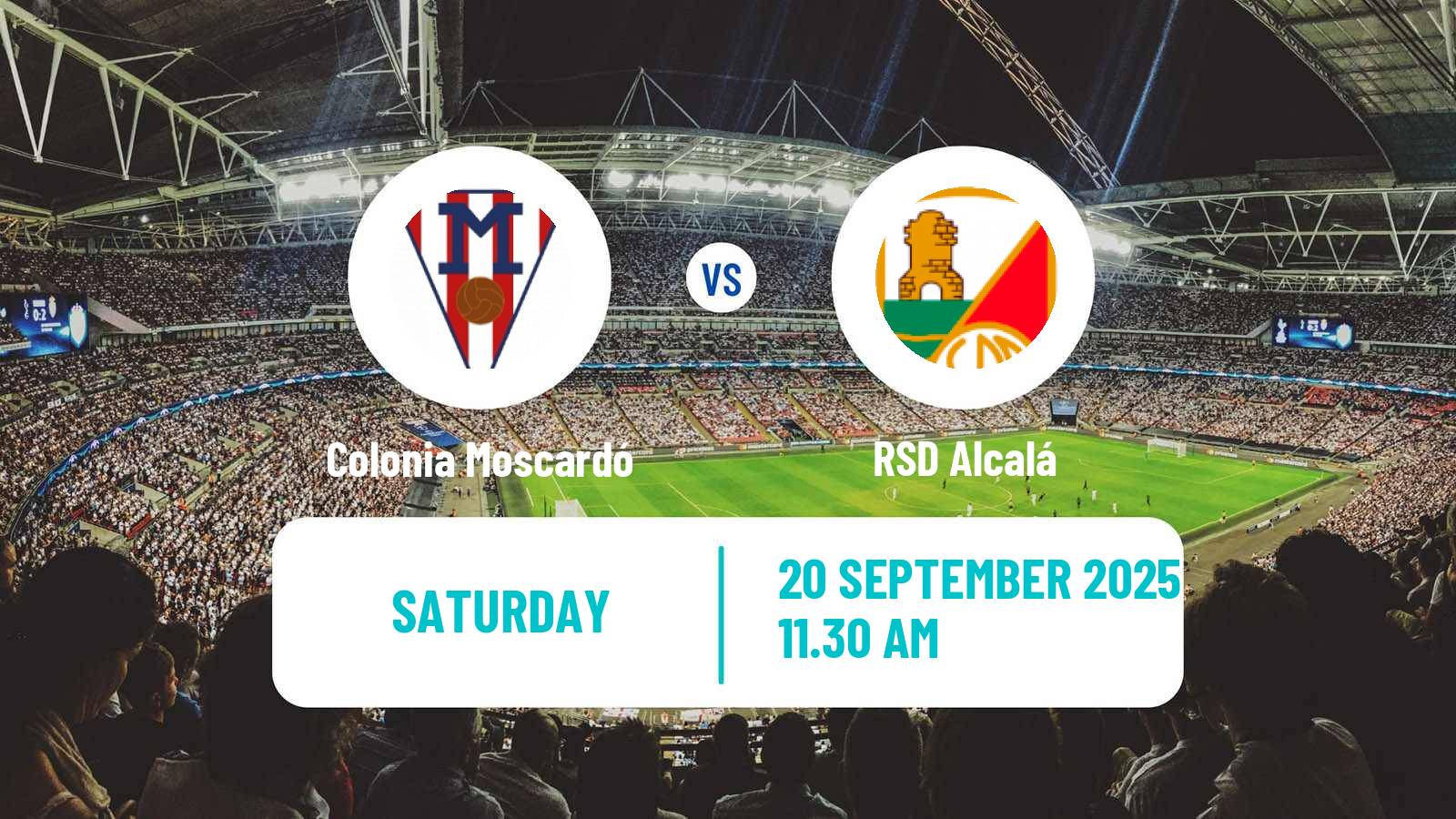 Football Spanish Segunda RFEF - Group 5 Colonia Moscardó - Alcalá