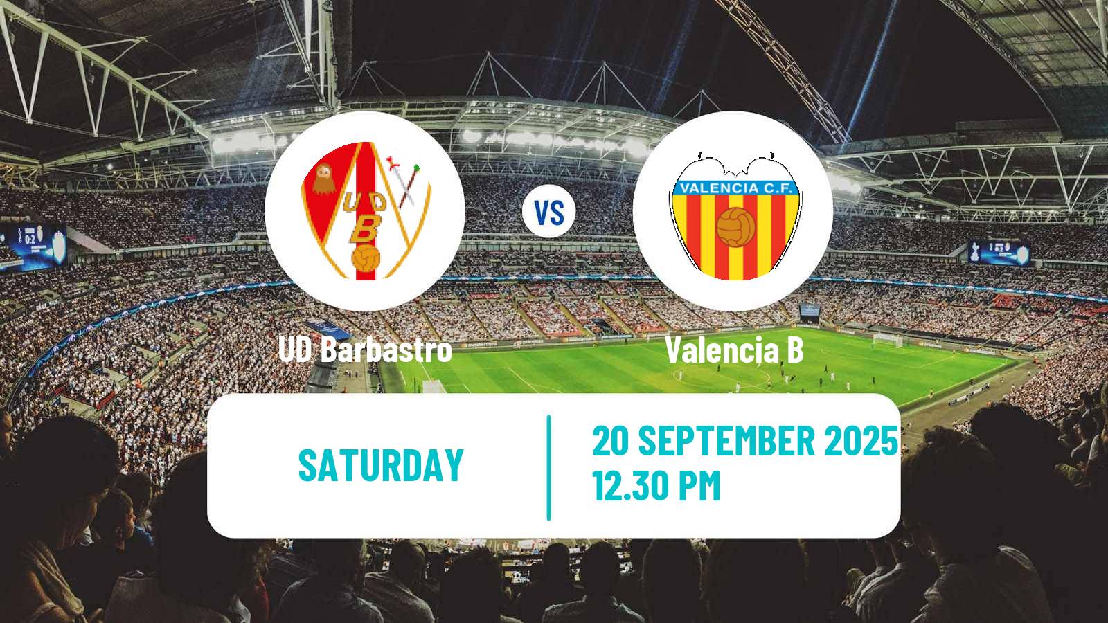 Football Spanish Segunda RFEF - Group 3 Barbastro - Valencia B