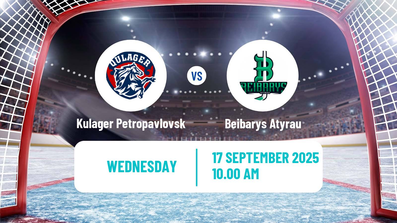 Hockey Kazakh Ice Hockey Championship Kulager Petropavlovsk - Beibarys Atyrau