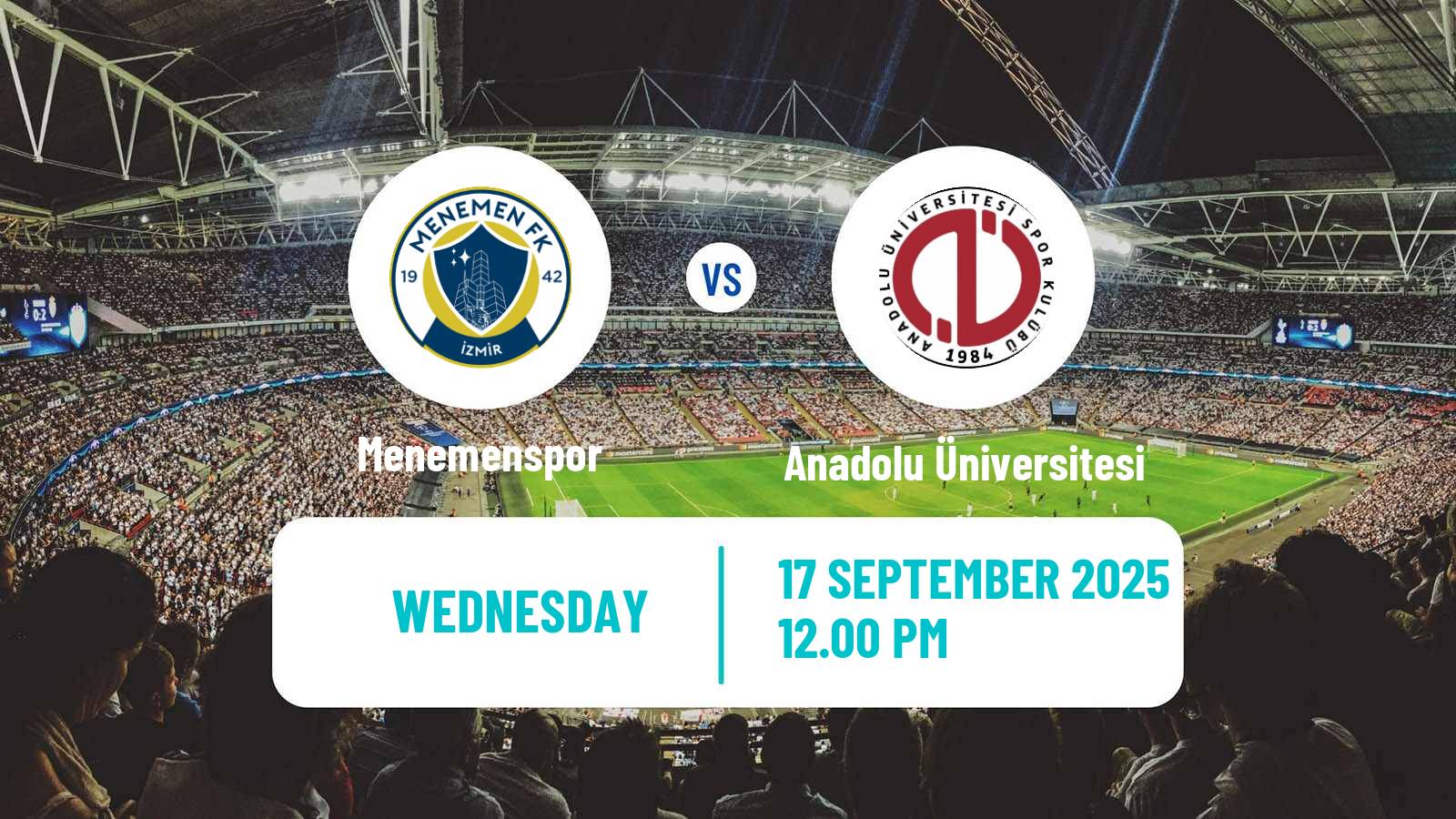 Football Turkish Cup Menemenspor - Anadolu Üniversitesi