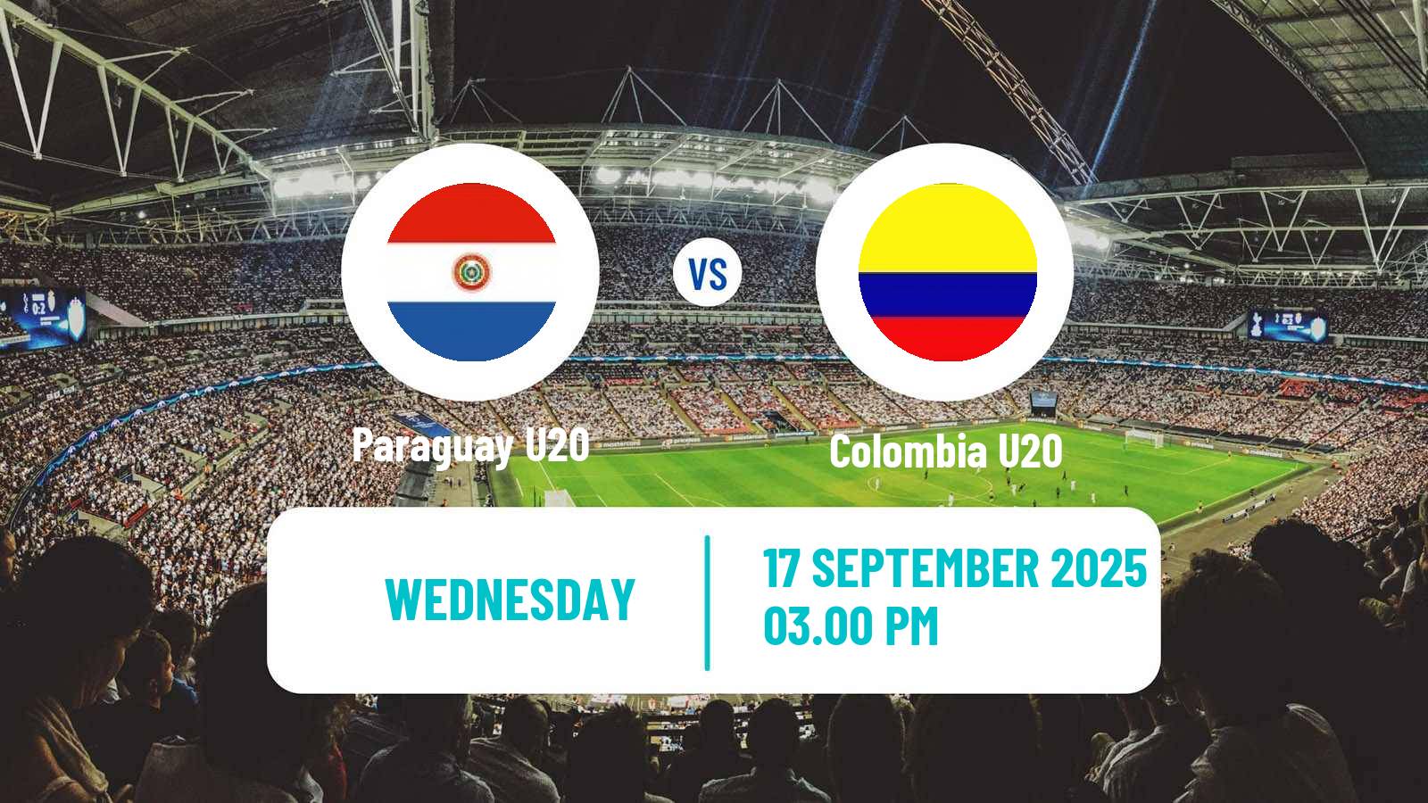 Football Friendly Paraguay U20 - Colombia U20
