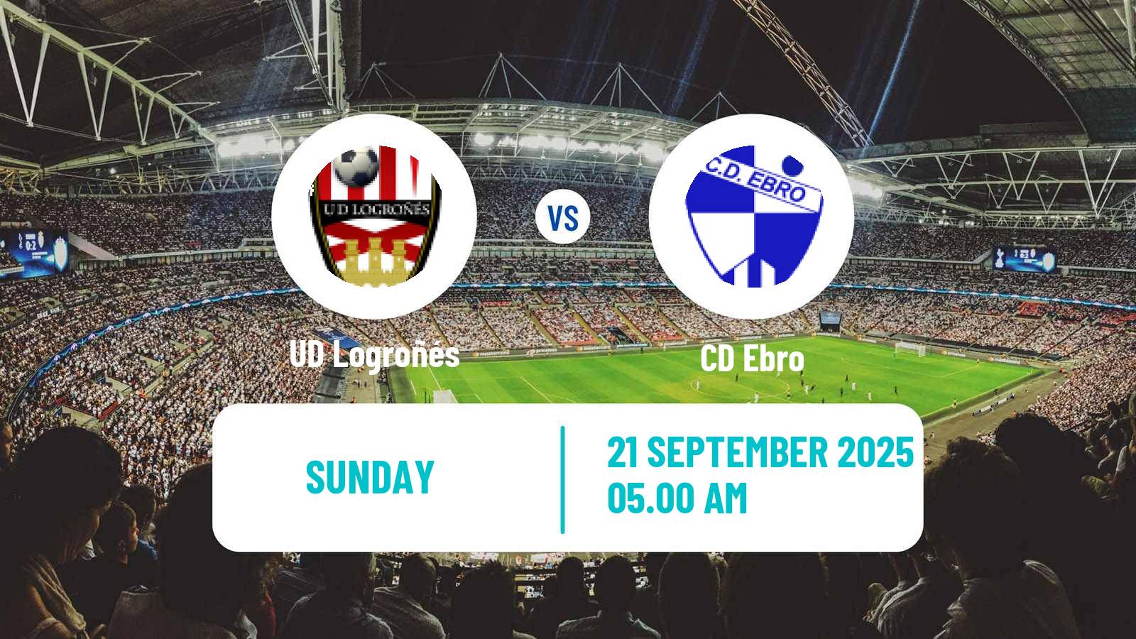 Football Spanish Segunda RFEF - Group 2 UD Logroñés - Ebro