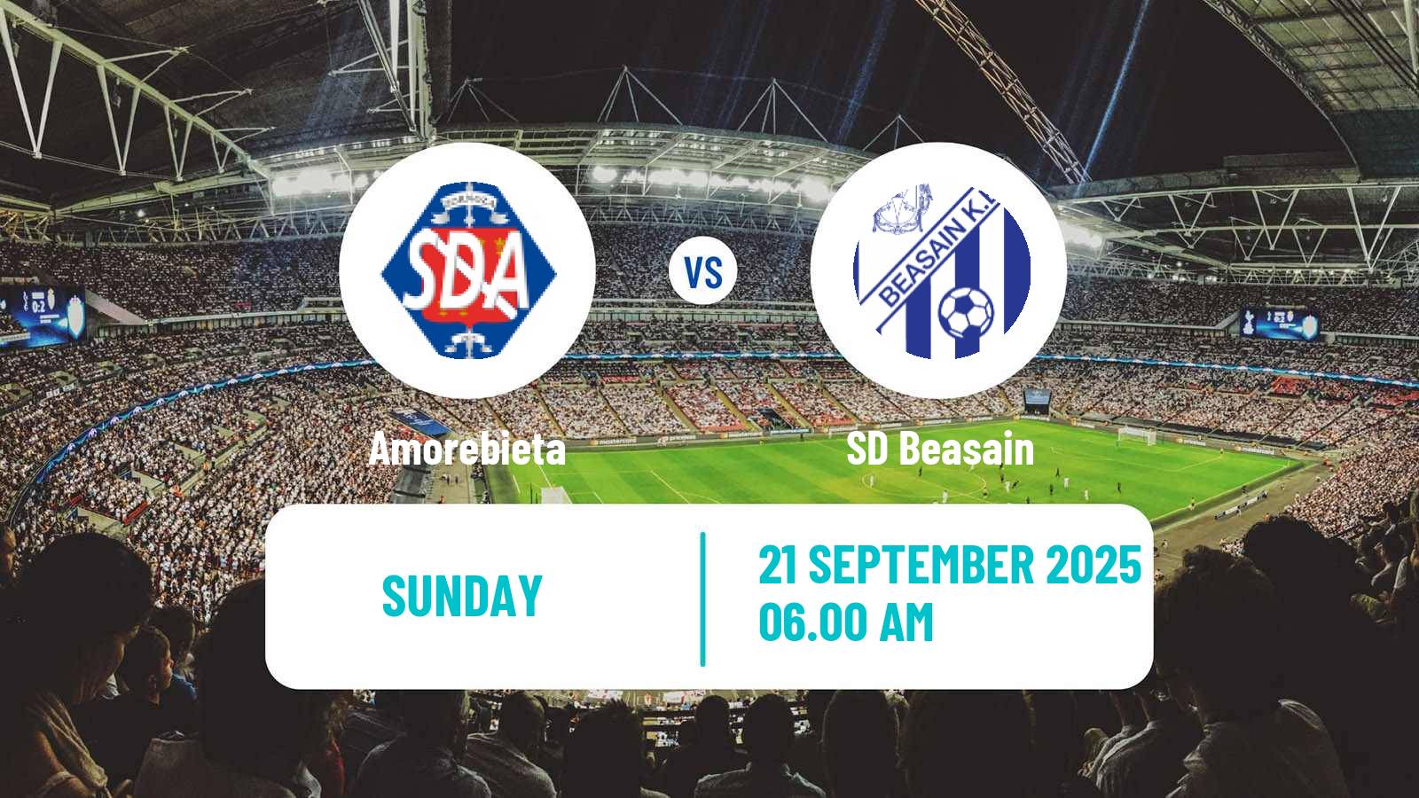 Football Spanish Segunda RFEF - Group 2 Amorebieta - Beasain