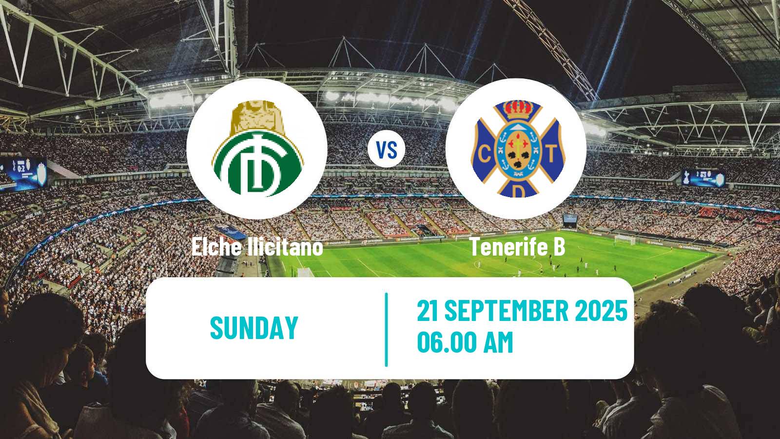 Football Spanish Segunda RFEF - Group 5 Elche Ilicitano - Tenerife B