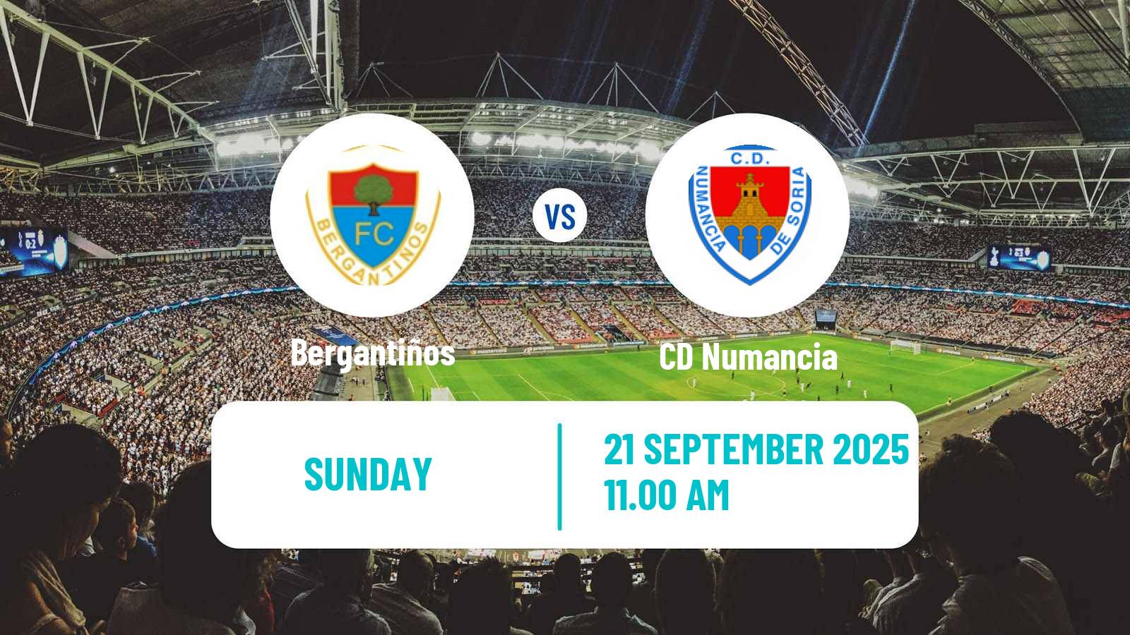 Football Spanish Segunda RFEF - Group 1 Bergantiños - Numancia