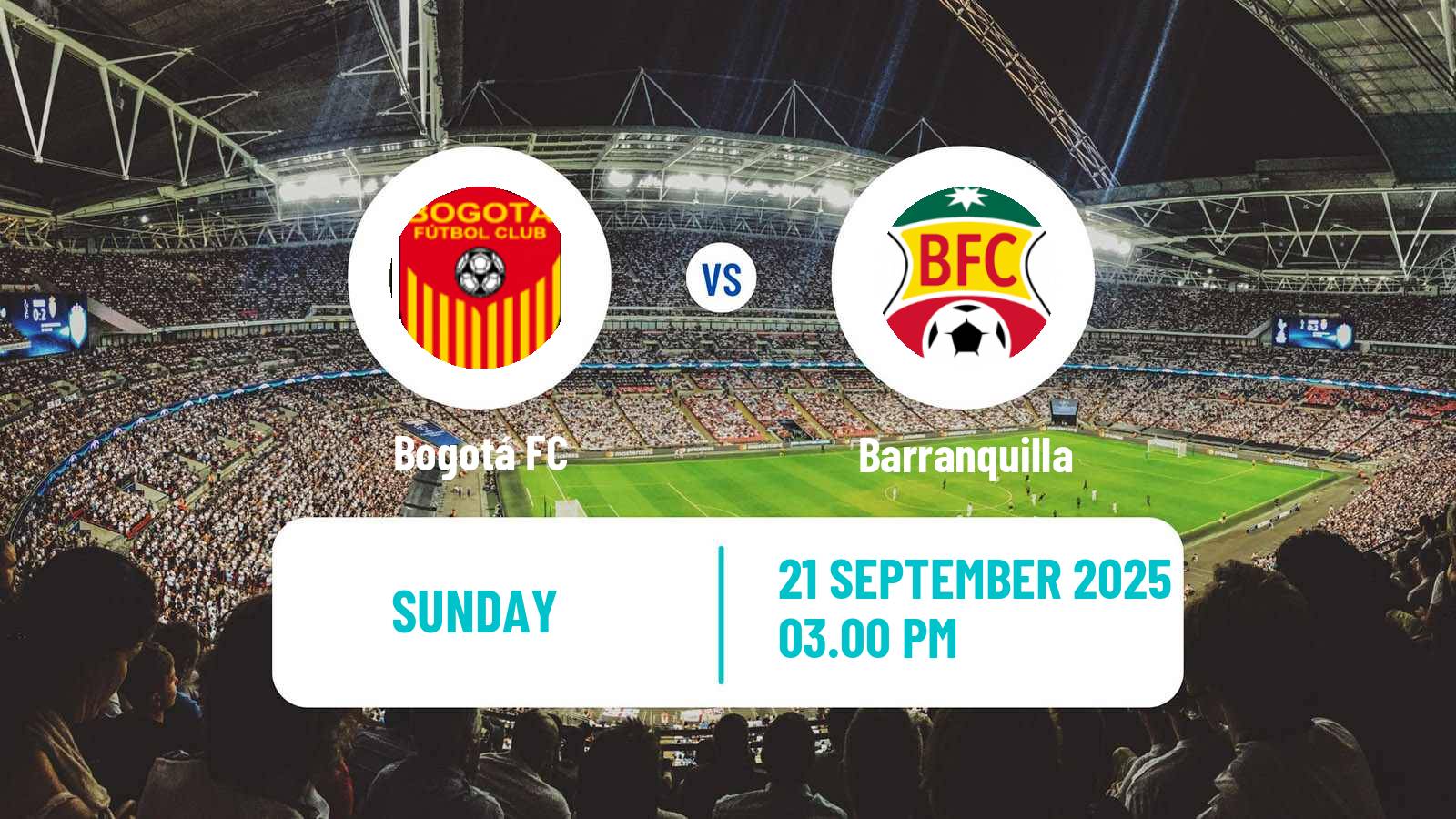 Football Colombian Primera B Bogotá - Barranquilla