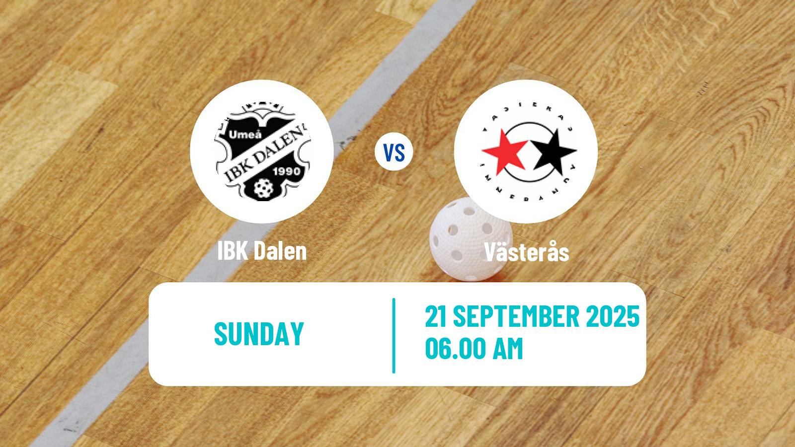 Floorball Swedish Allsvenskan Floorball Dalen - Västerås