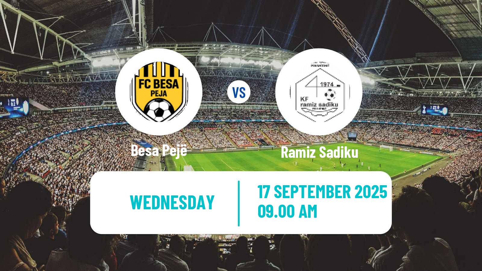 Football Kosovo Liga e Pare Besa Pejë - Ramiz Sadiku