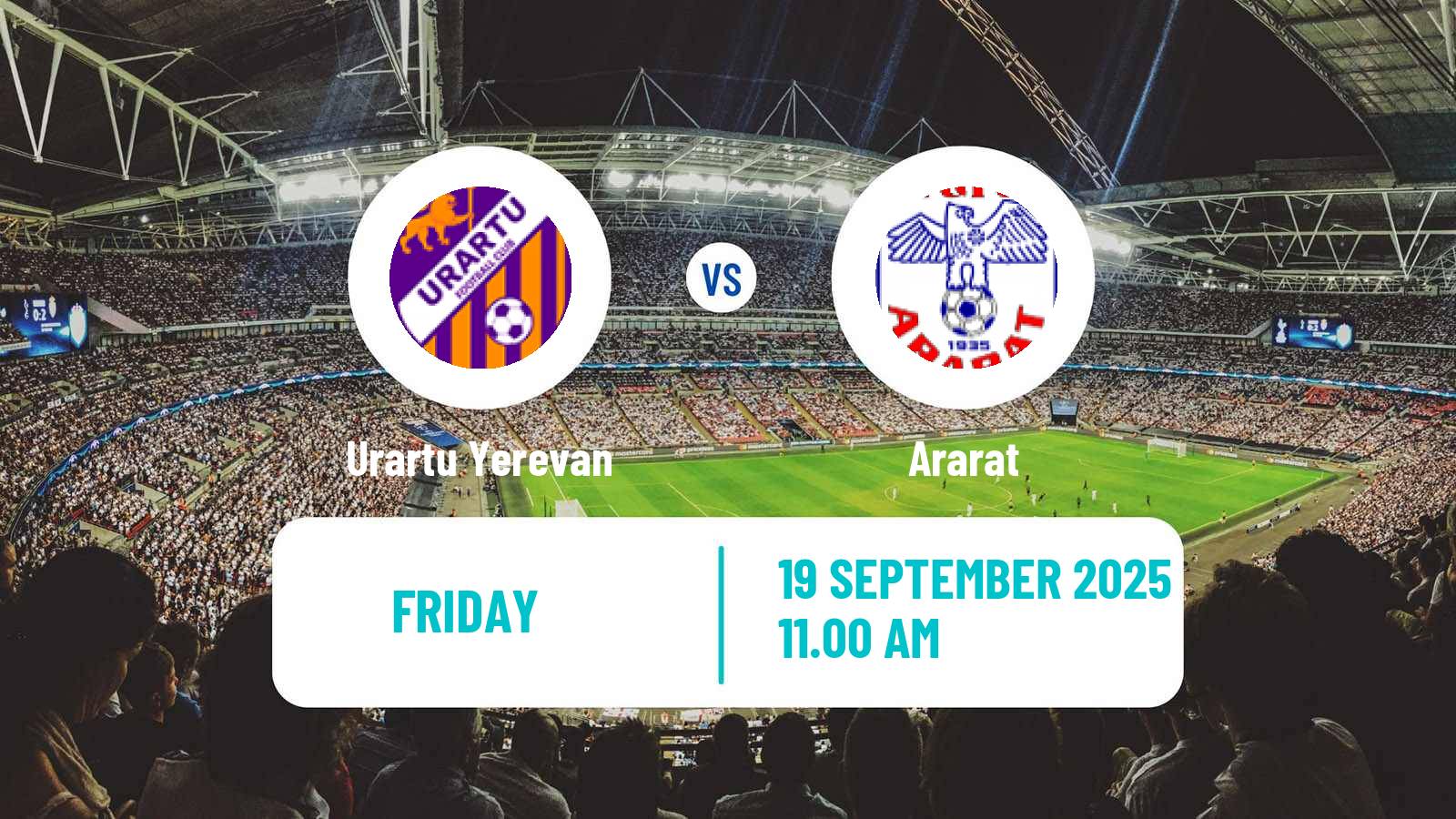 Football Armenian Premier League Urartu Yerevan - Ararat