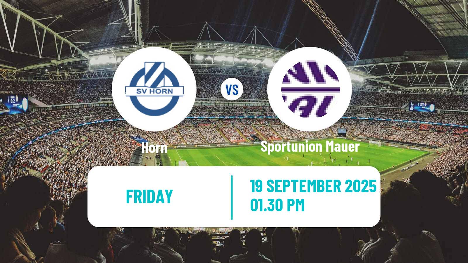 Football Austrian Regionalliga East Horn - Sportunion Mauer