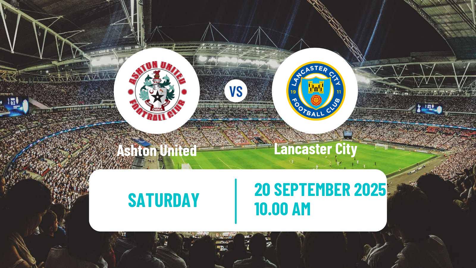 Football English NPL Premier Division Ashton United - Lancaster City