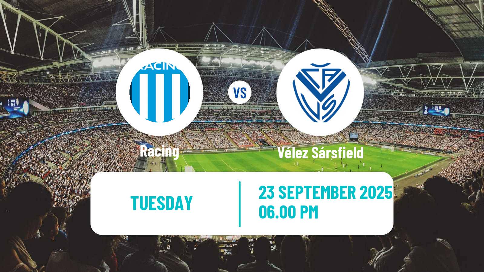 Football Copa Libertadores Racing - Vélez Sársfield