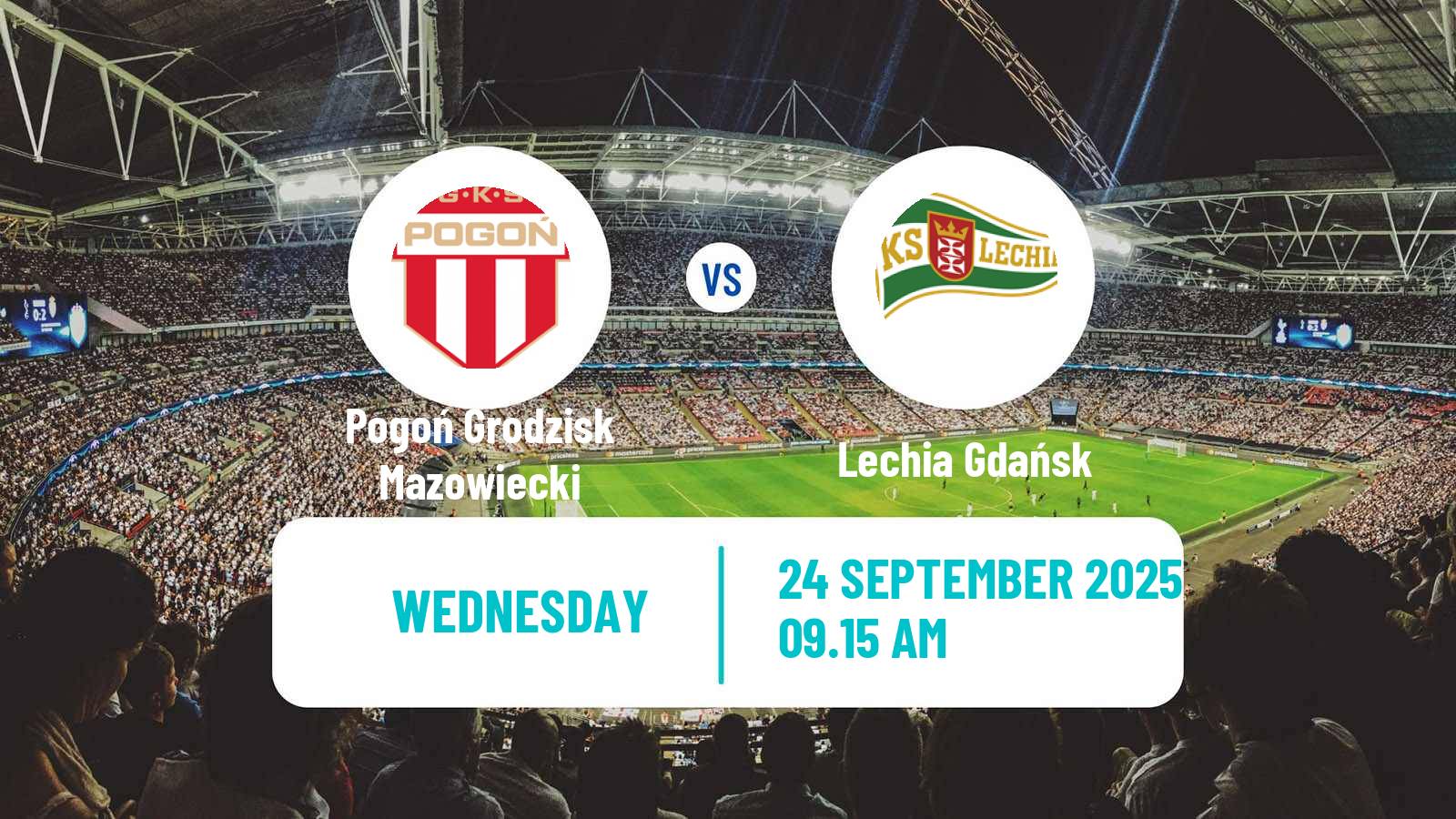 Football Polish Cup Pogoń Grodzisk Mazowiecki - Lechia Gdańsk