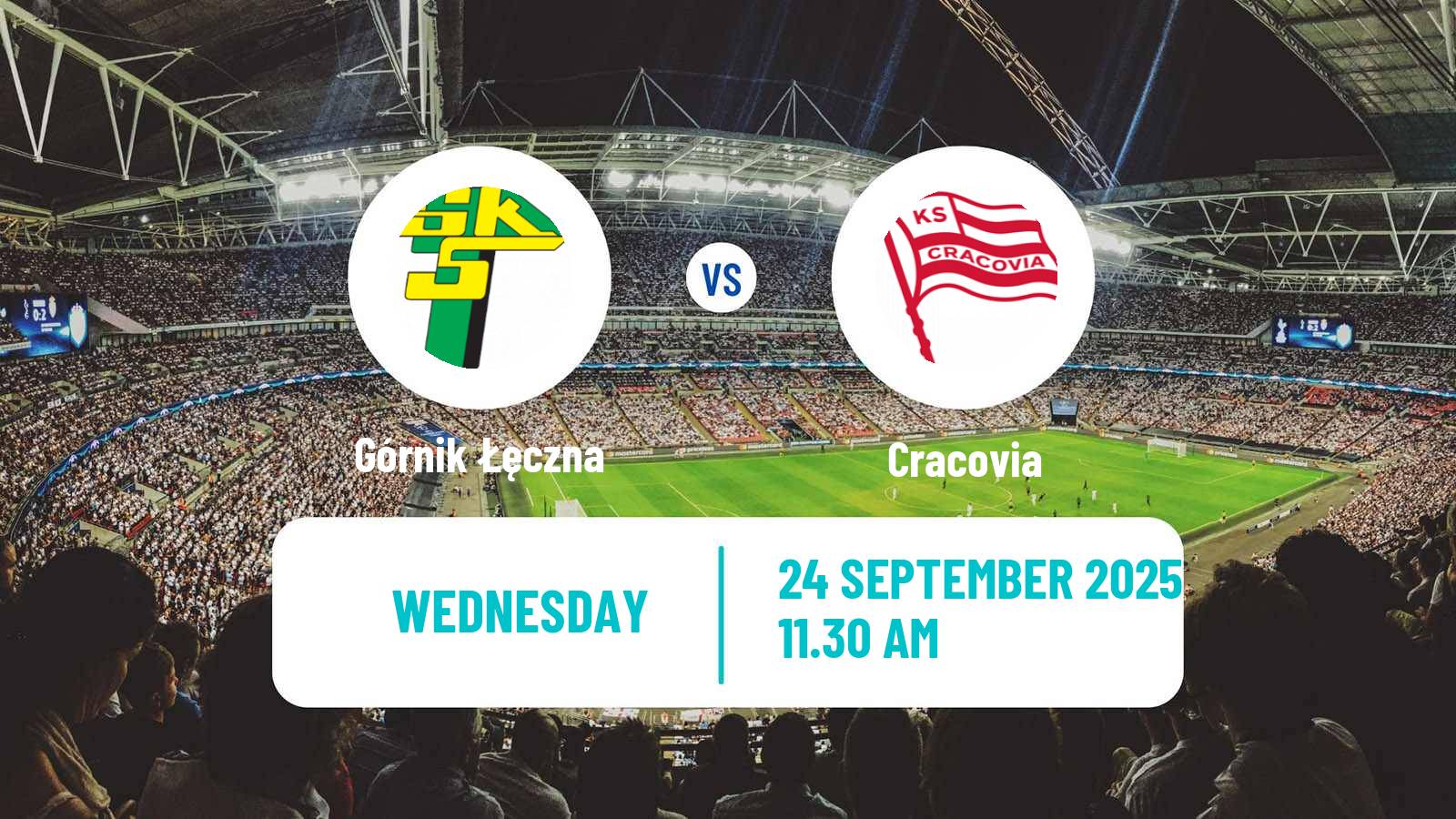 Football Polish Cup Górnik Łęczna - Cracovia