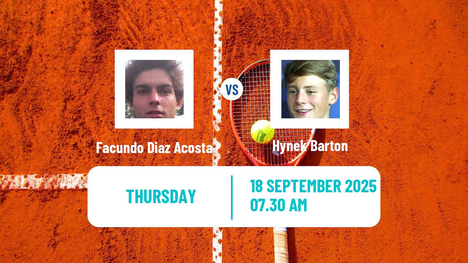 Tennis Bad Waltersdorf Challenger Men Facundo Diaz Acosta - Hynek Barton