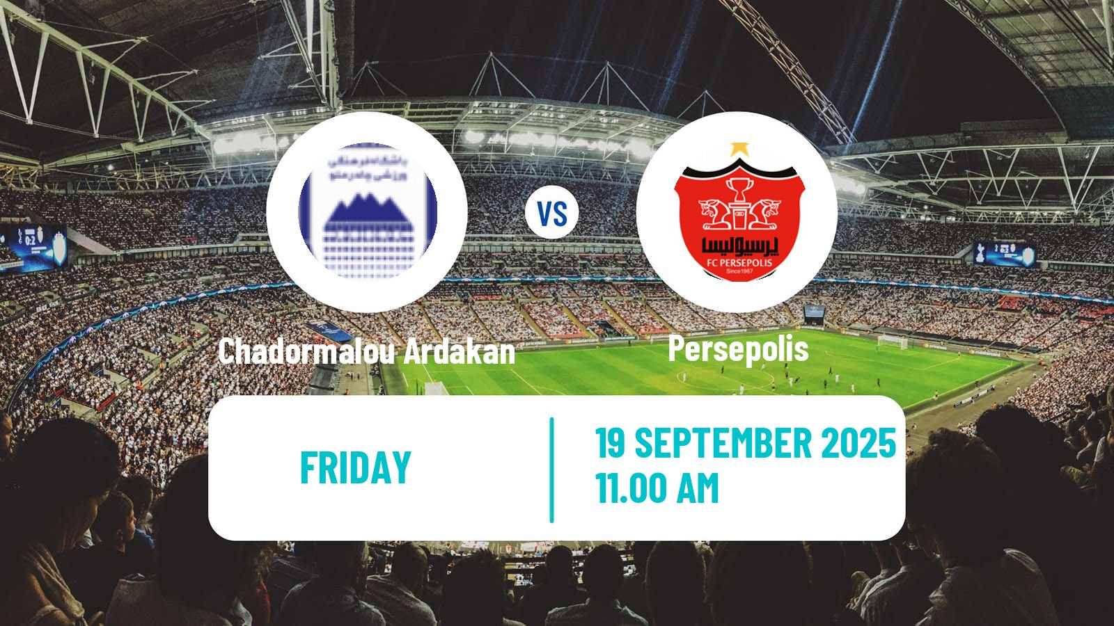 Football Iran Pro League Chadormalou Ardakan - Persepolis