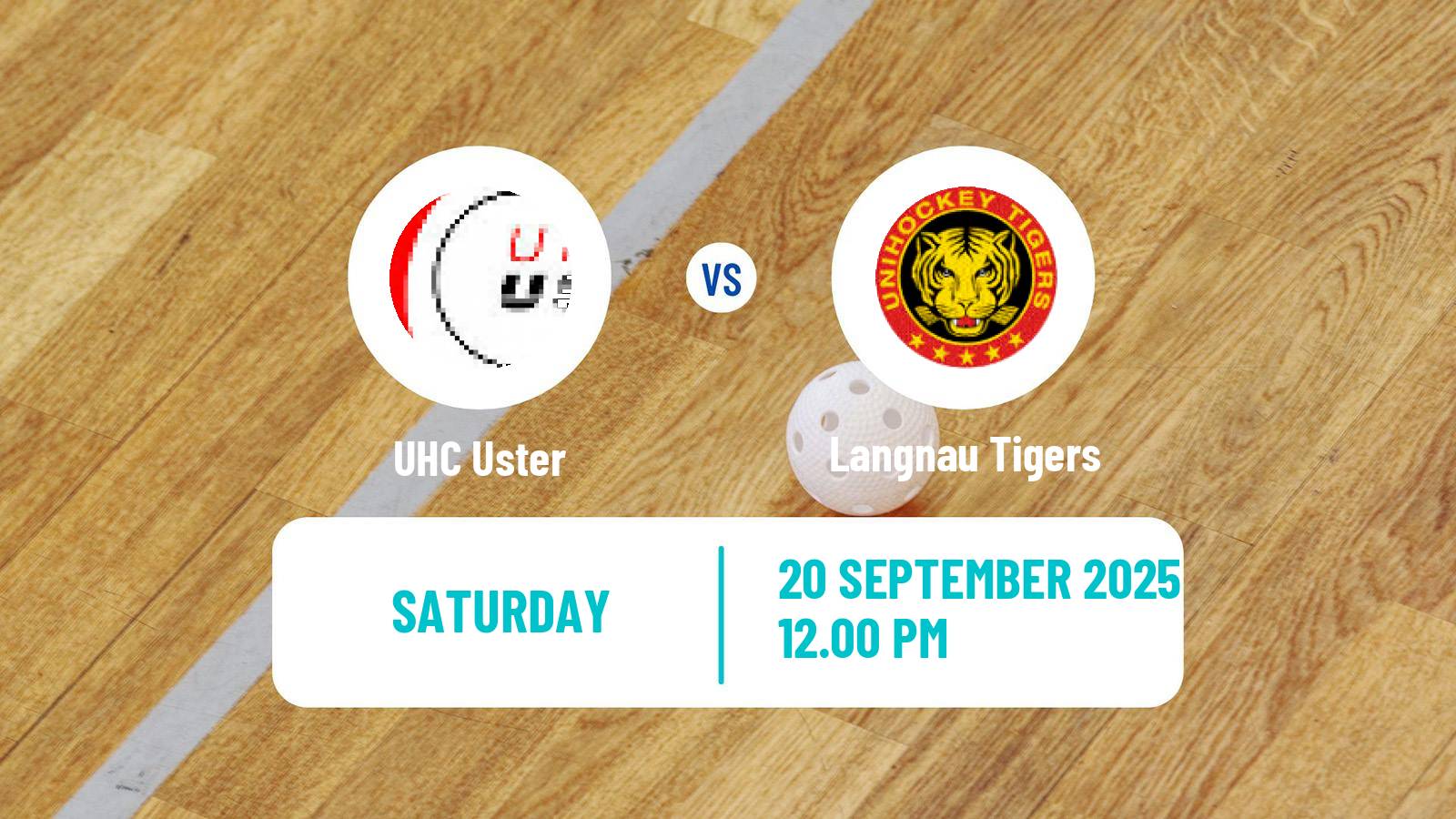 Floorball Swiss NLA Floorball Uster - Langnau Tigers