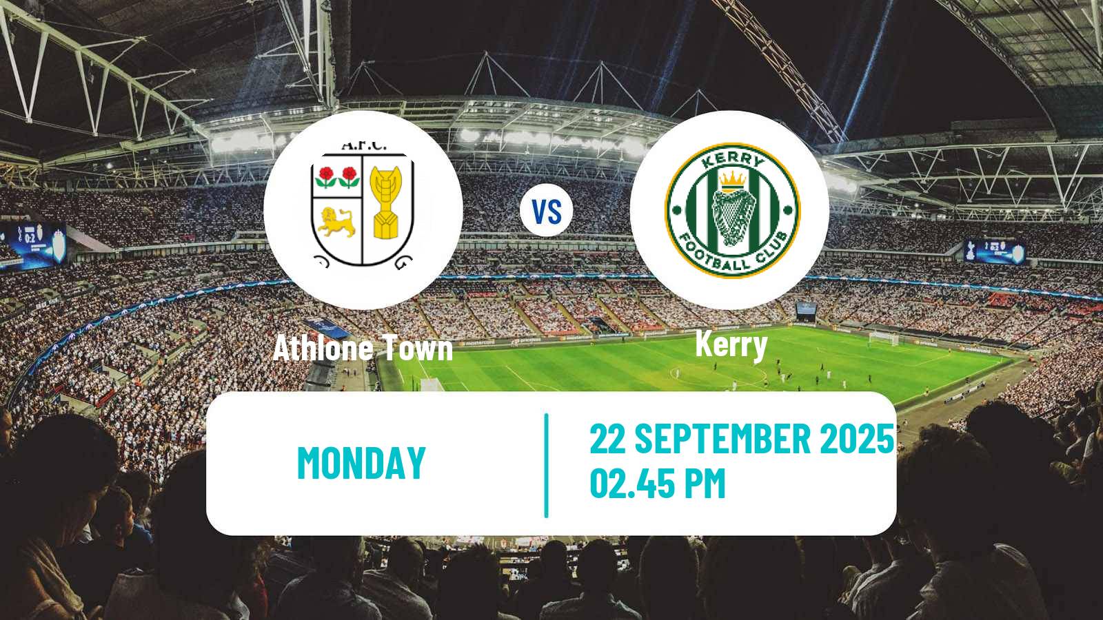 Football Irish Division 1 Athlone Town - Kerry