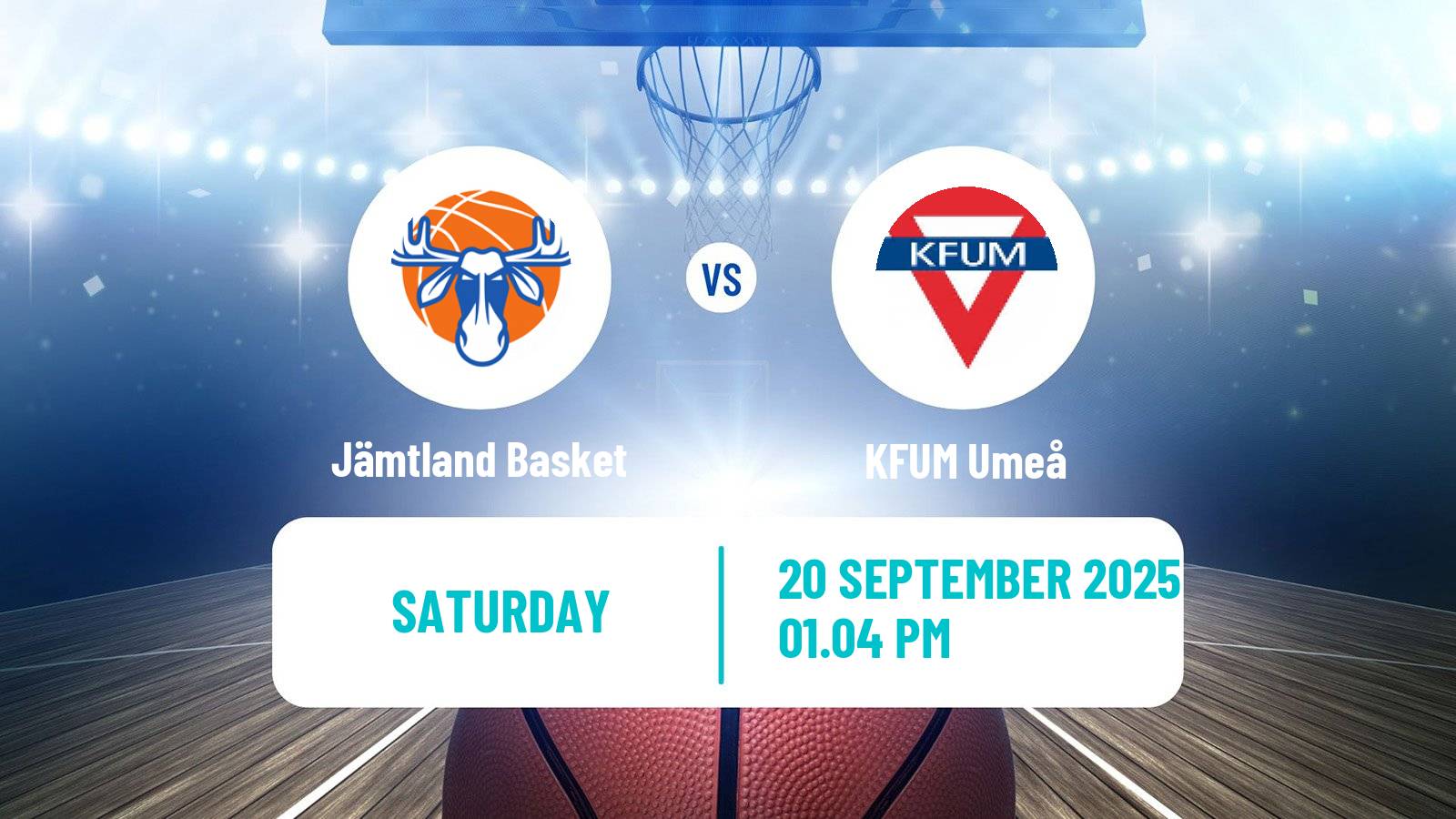 Basketball Swedish Basketligan Jämtland Basket - KFUM Umeå