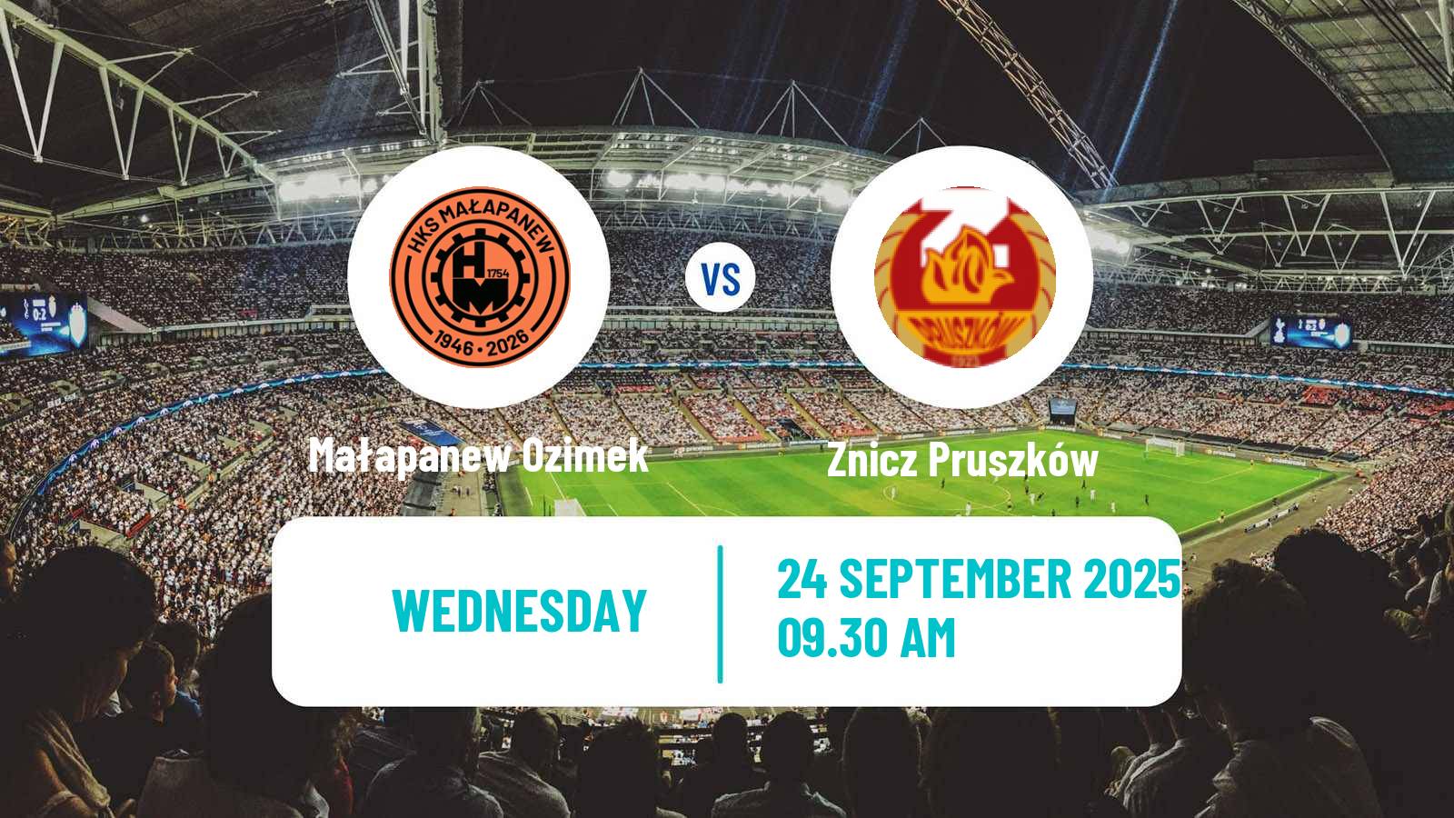 Football Polish Cup Małapanew Ozimek - Znicz Pruszków