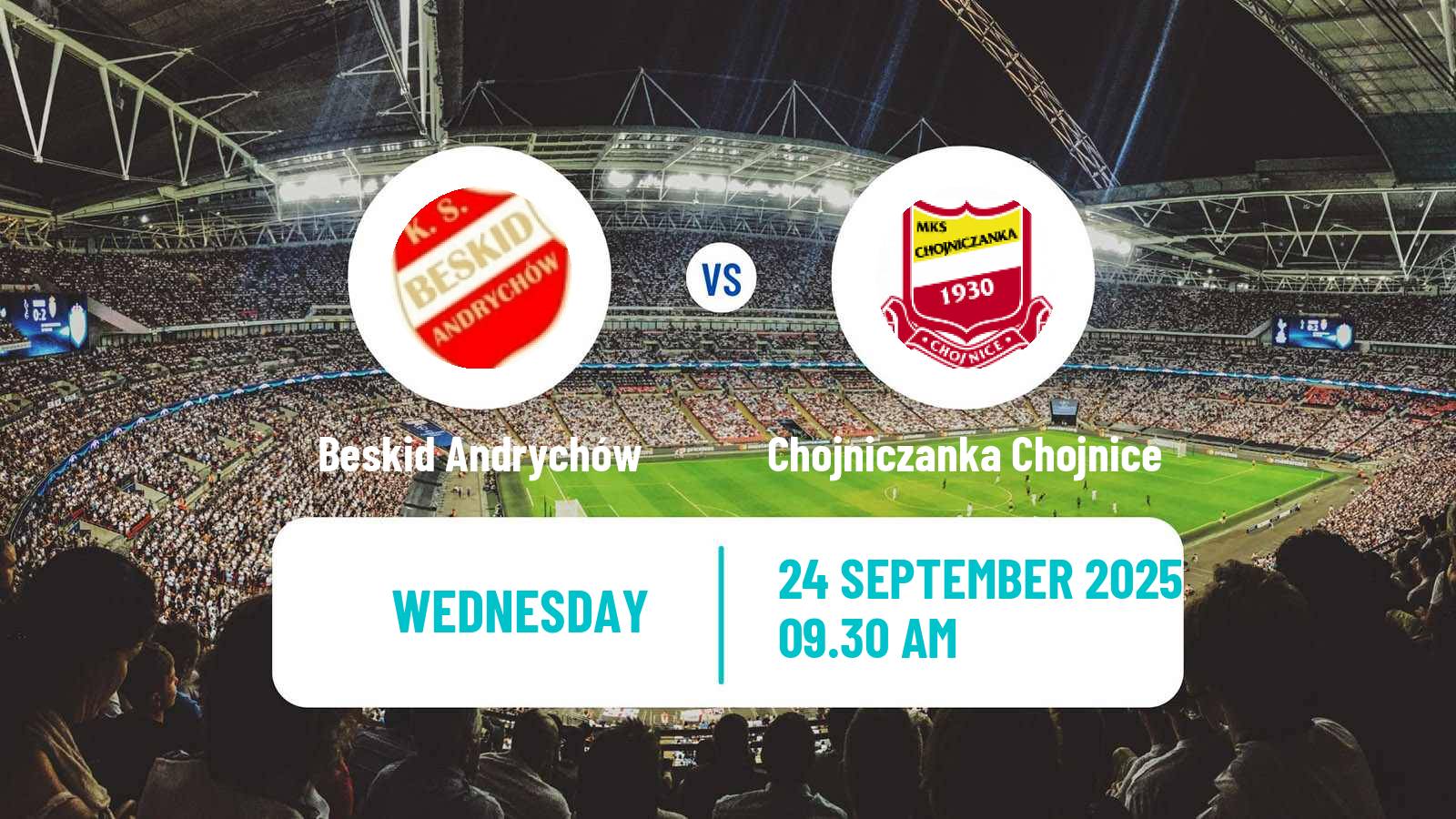 Football Polish Cup Beskid Andrychów - Chojniczanka Chojnice