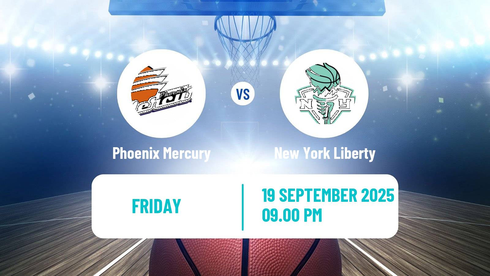 Basketball WNBA Phoenix Mercury - New York Liberty