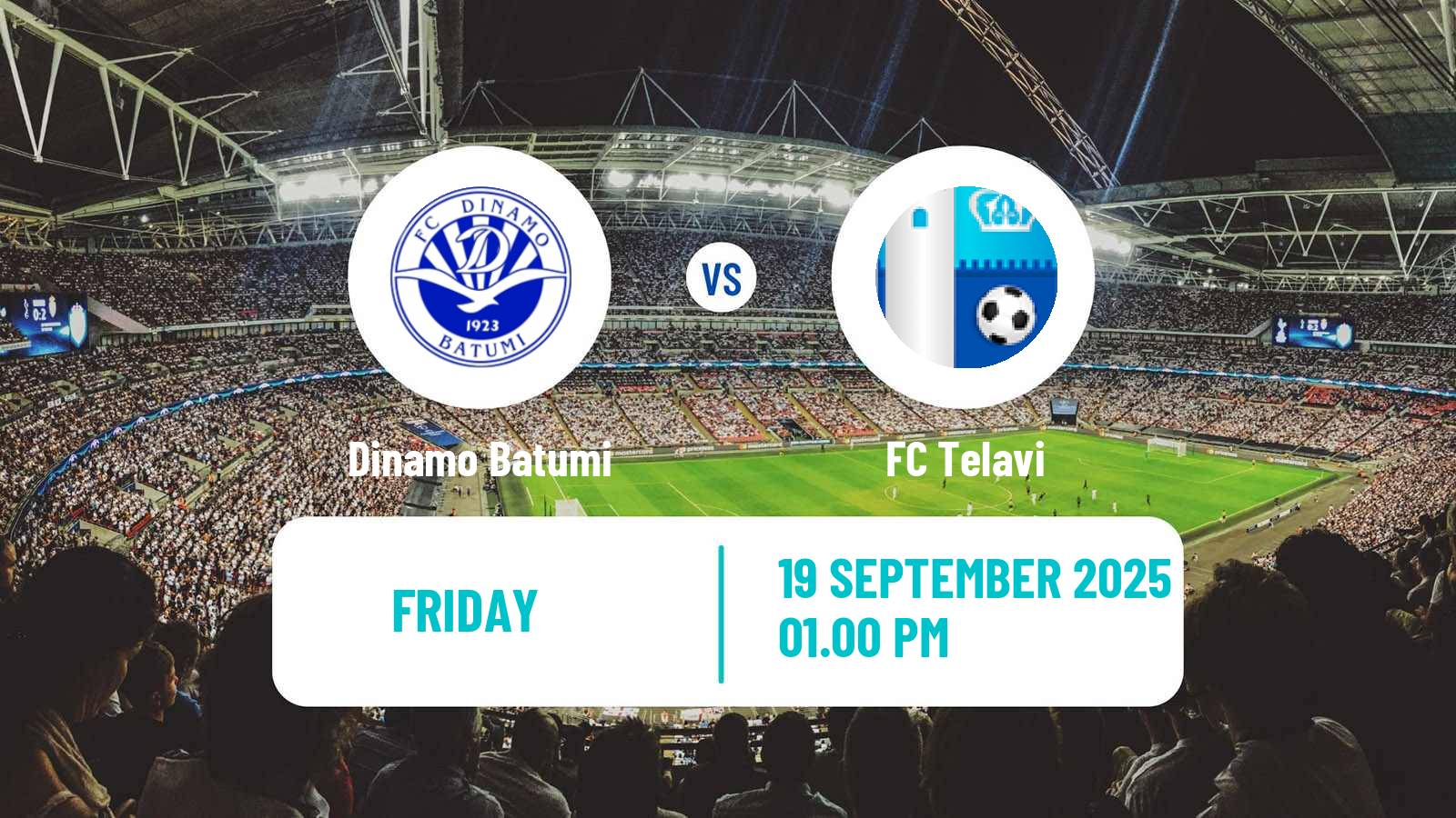 Football Georgian Erovnuli Liga Dinamo Batumi - Telavi