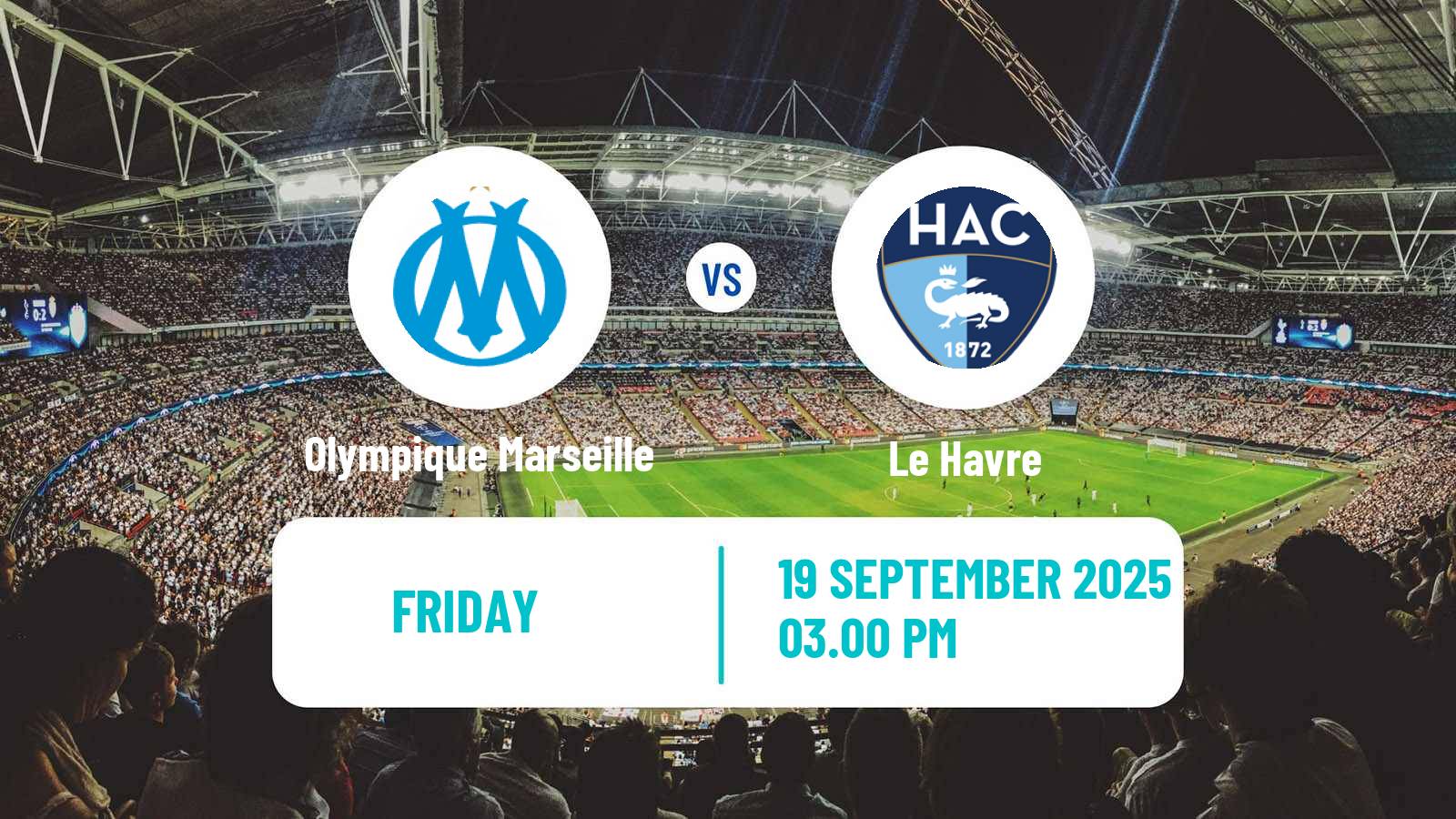 Football French Division 1 Women Olympique Marseille - Le Havre