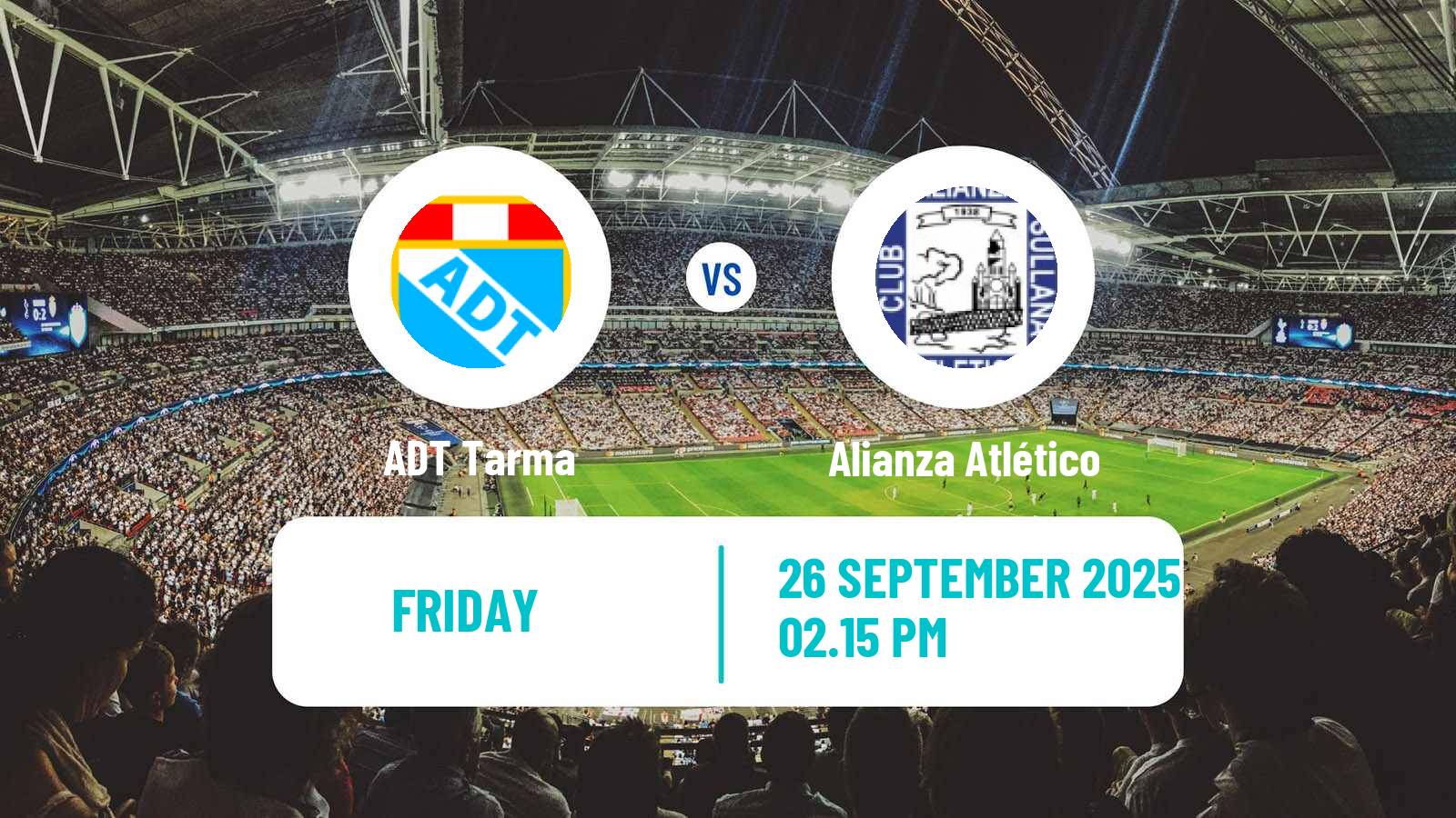 Football Peruvian Liga 1 ADT Tarma - Alianza Atlético