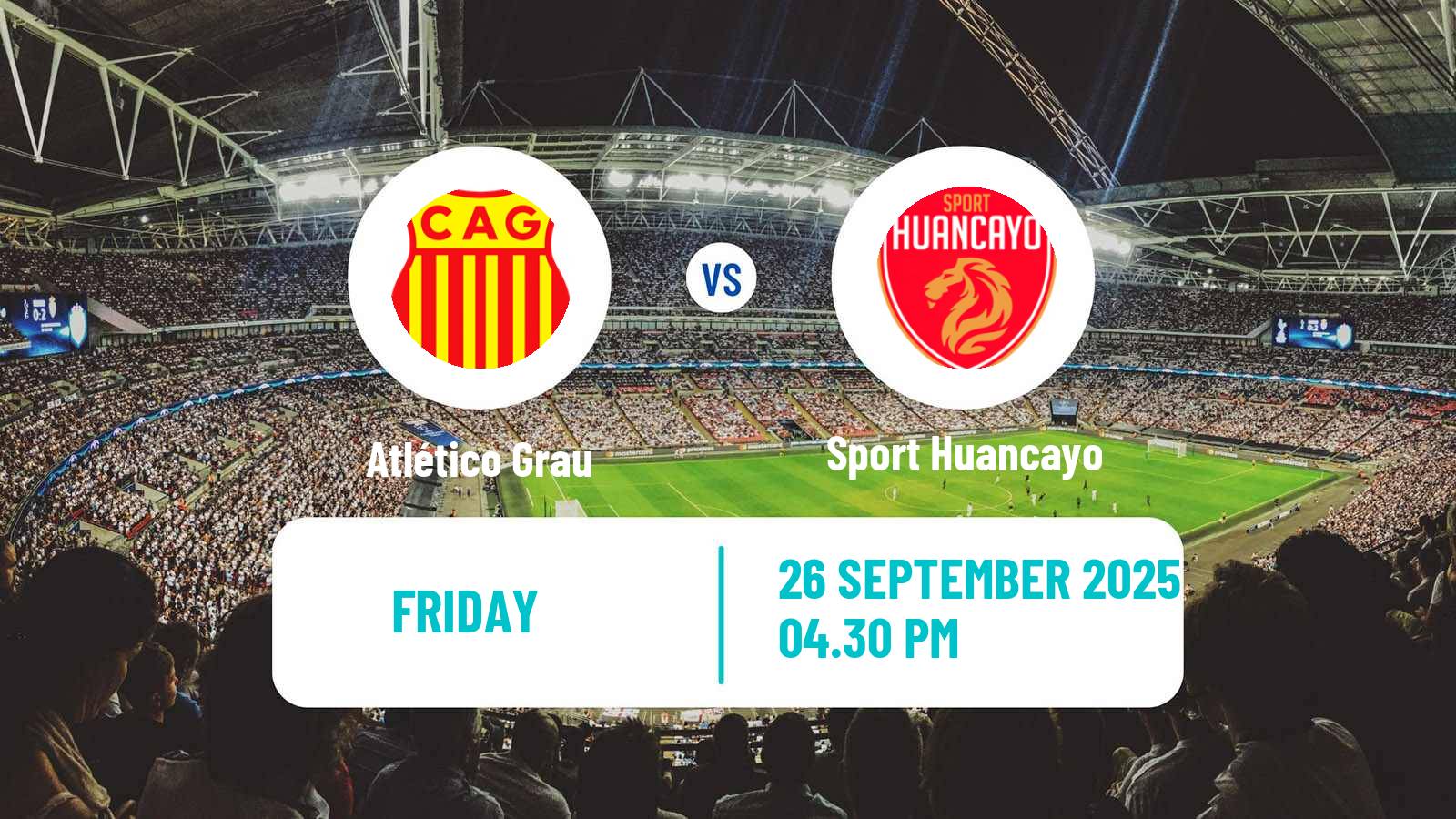 Football Peruvian Liga 1 Atlético Grau - Sport Huancayo