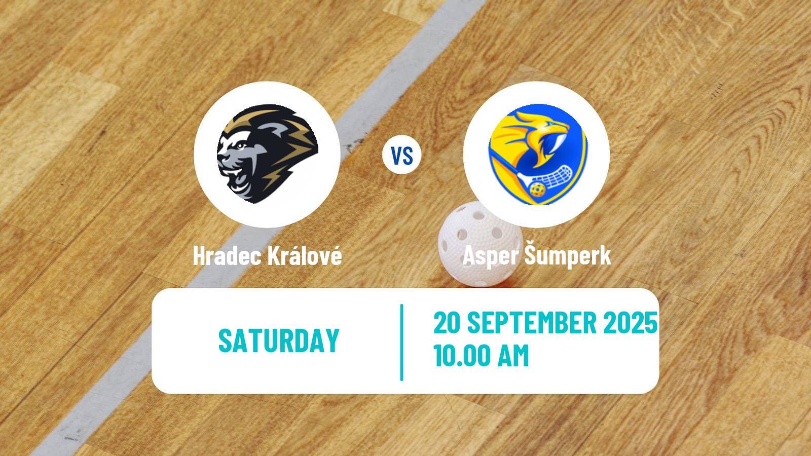 Floorball Czech 1 Liga Floorball Hradec Králové - Asper Šumperk