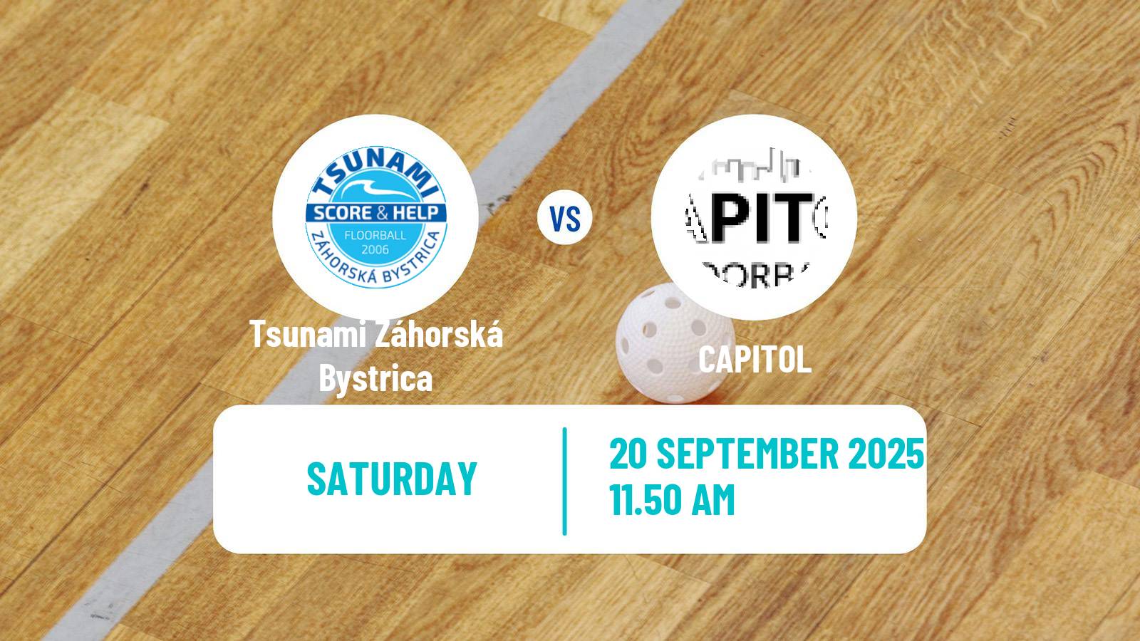 Floorball Slovak Extraliga Floorball Tsunami Záhorská Bystrica - CAPITOL