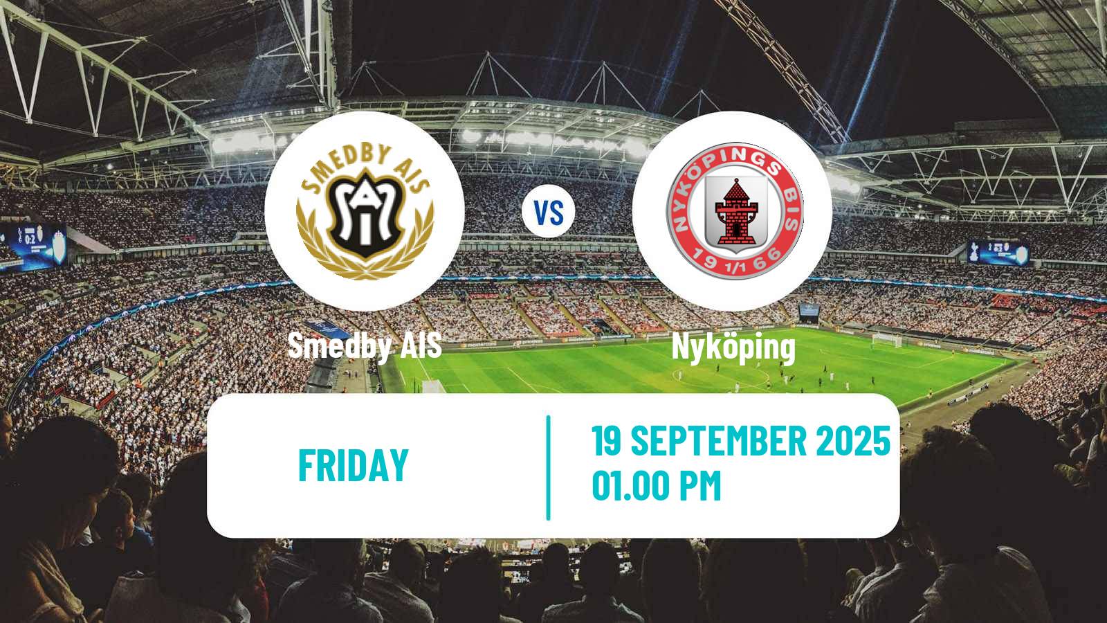 Football Swedish Division 2 - Södra Svealand Smedby - Nyköping