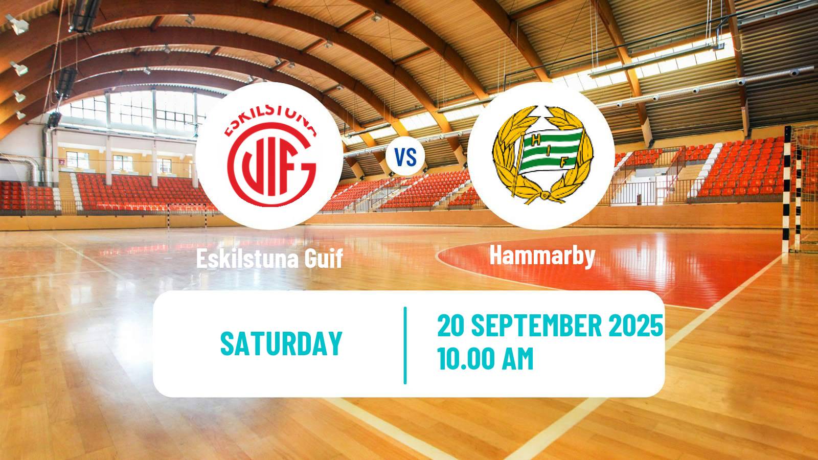 Handball Swedish Elitserien Handball Eskilstuna Guif - Hammarby
