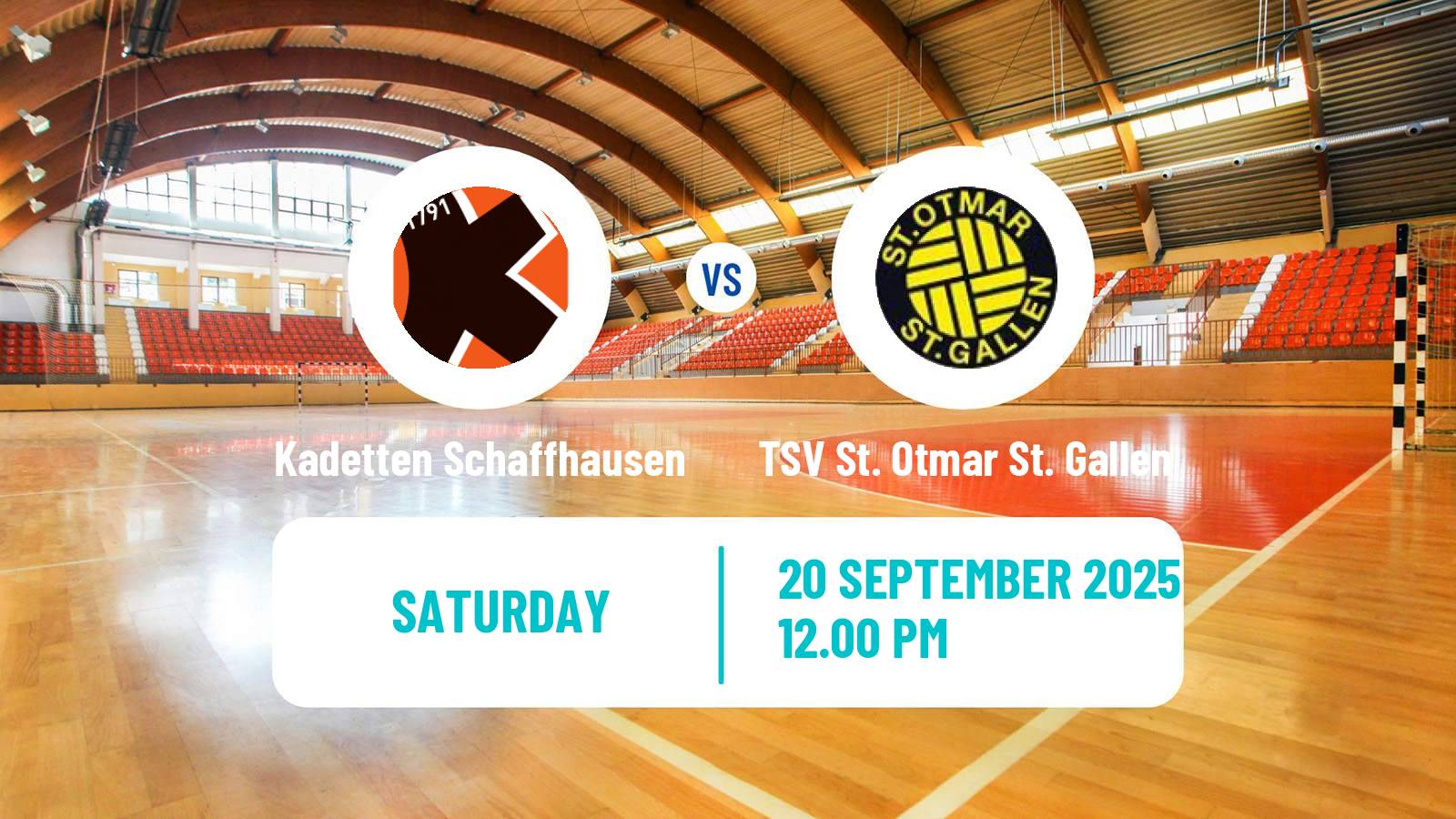 Handball Swiss NLA Handball Kadetten Schaffhausen - TSV St. Otmar St. Gallen