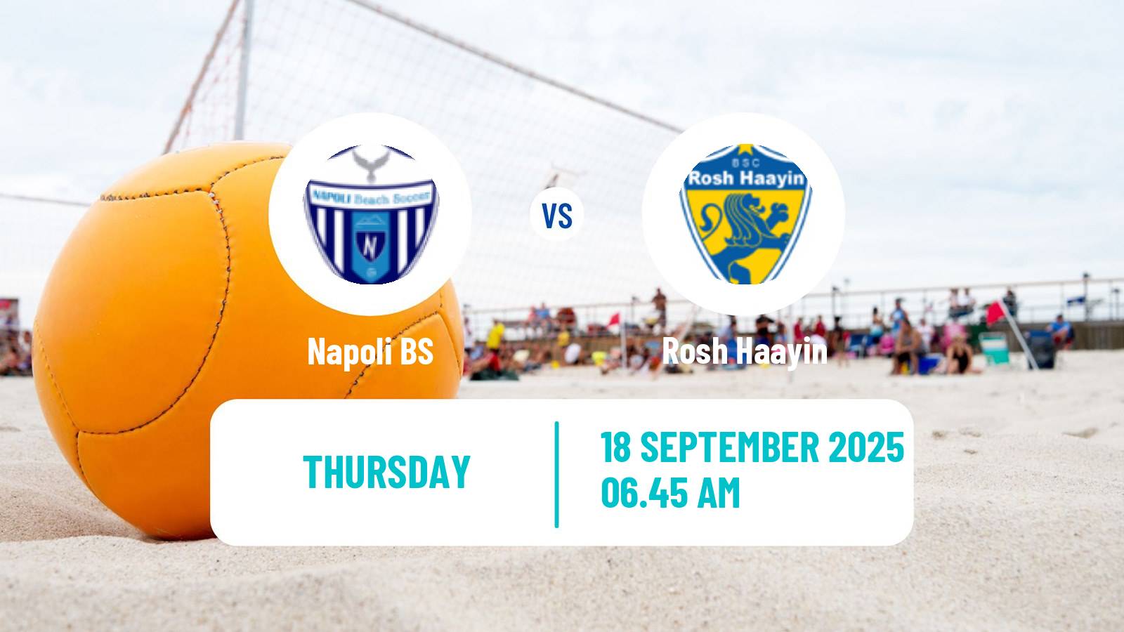 Beach soccer World Winners Cup Napoli BS - Rosh Haayin