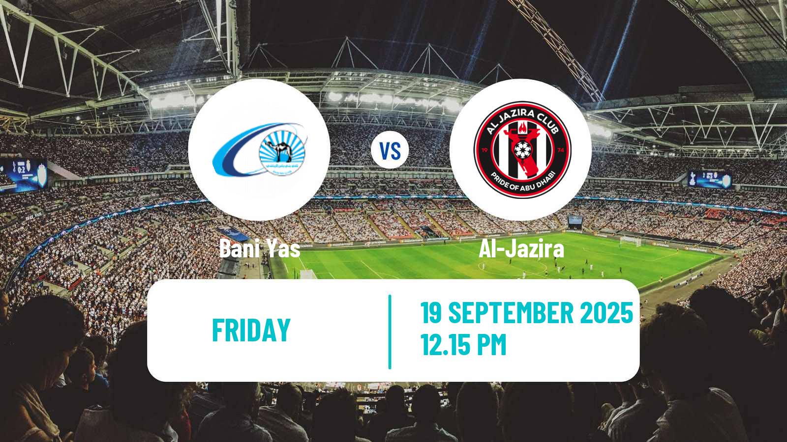 Football UAE Football League Bani Yas - Al-Jazira