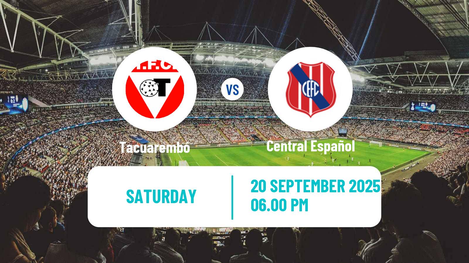 Football Uruguayan Segunda Division Tacuarembó - Central Español