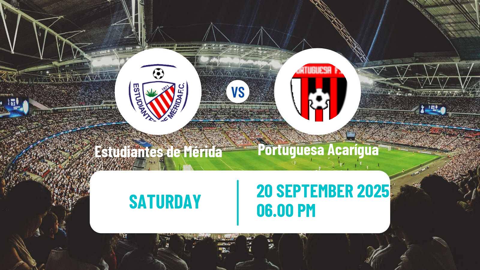 Football Venezuelan Primera Division Estudiantes de Mérida - Portuguesa Acarígua