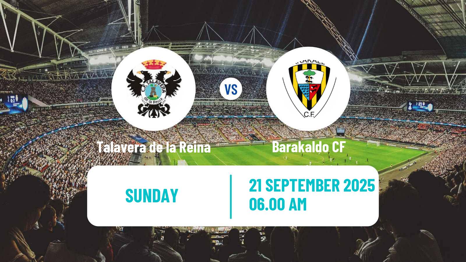 Football Spanish Primera RFEF Group 1 Talavera de la Reina - Barakaldo