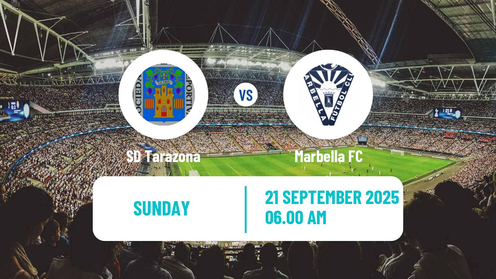 Football Spanish Primera RFEF Group 2 Tarazona - Marbella