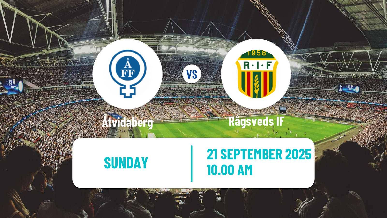 Football Swedish Division 2 - Södra Svealand Åtvidaberg - Rågsved