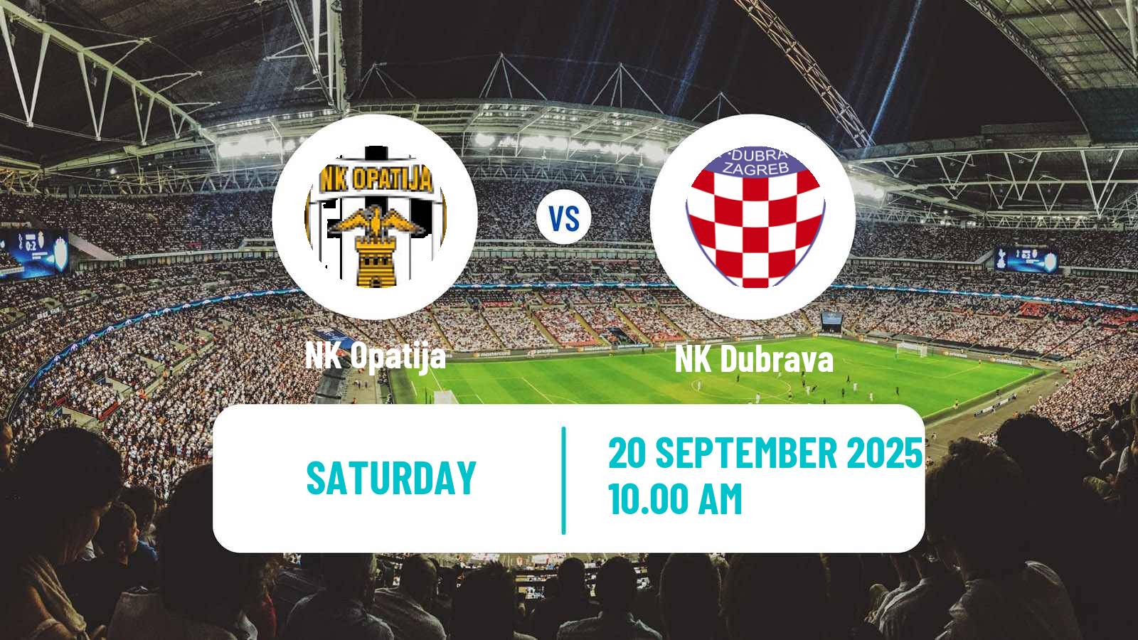 Football Croatian Prva NL Opatija - Dubrava