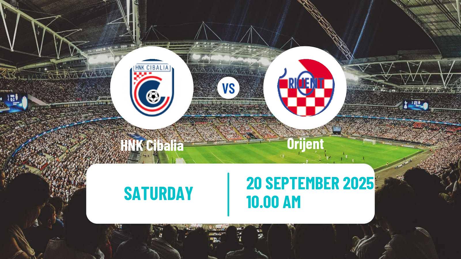 Football Croatian Prva NL Cibalia - Orijent