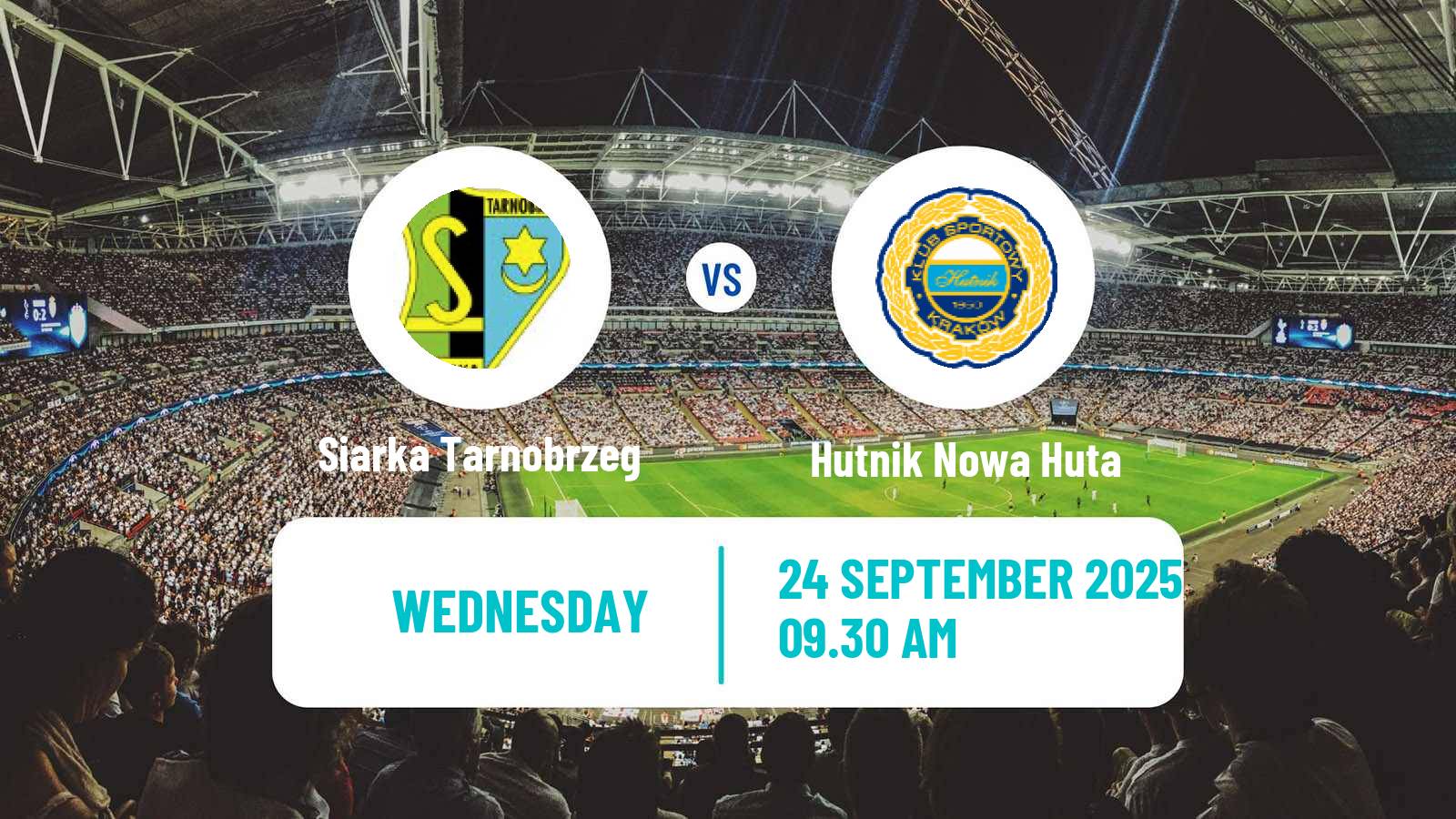 Football Polish Cup Siarka Tarnobrzeg - Hutnik Nowa Huta