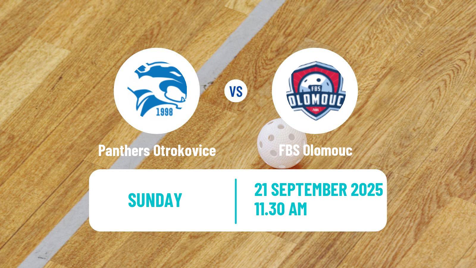 Floorball Czech 1 Liga Floorball Panthers Otrokovice - Olomouc