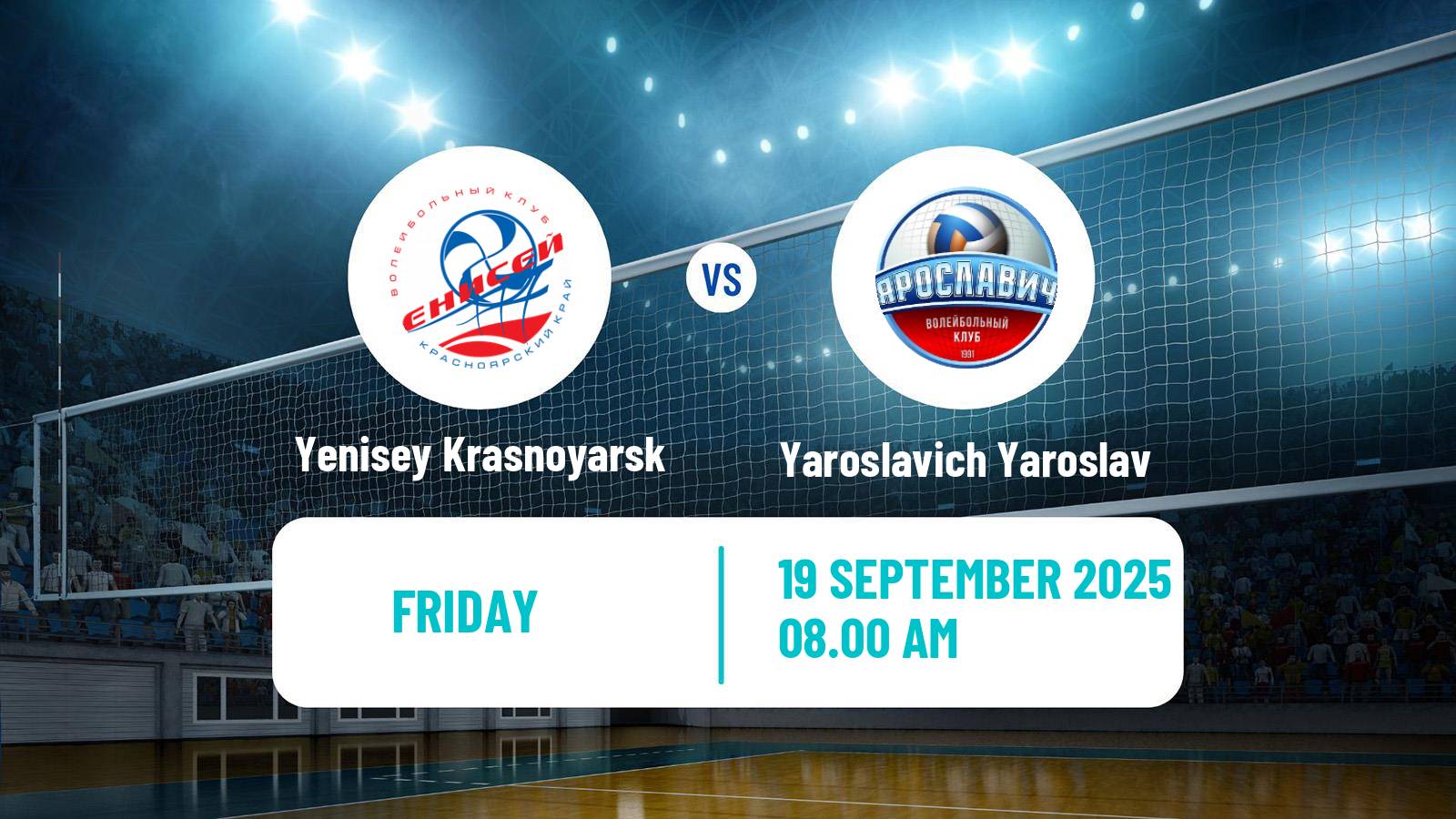 Volleyball Russian Cup Volleyball Yenisey Krasnoyarsk - Yaroslavich Yaroslav